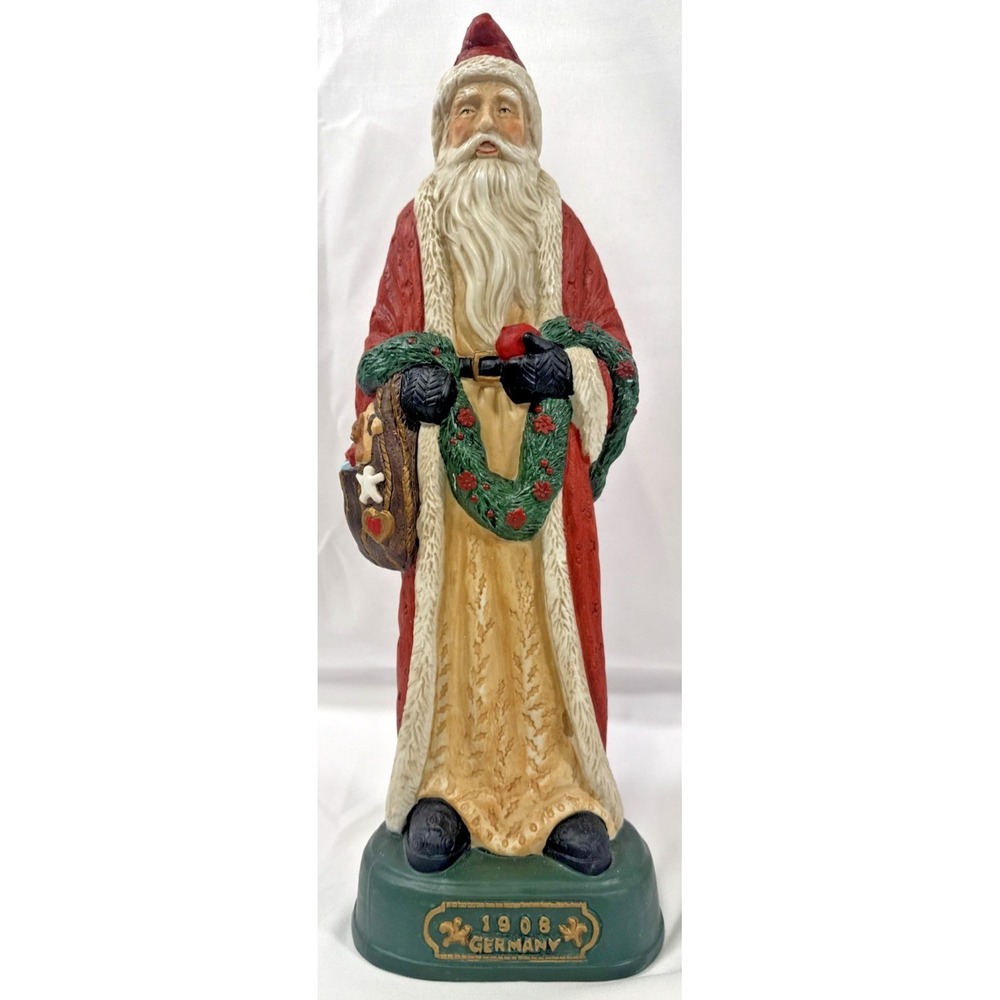 Mercuries USA Santa Figurine 14in Red 1908 Germany Vintage 1995 Decor